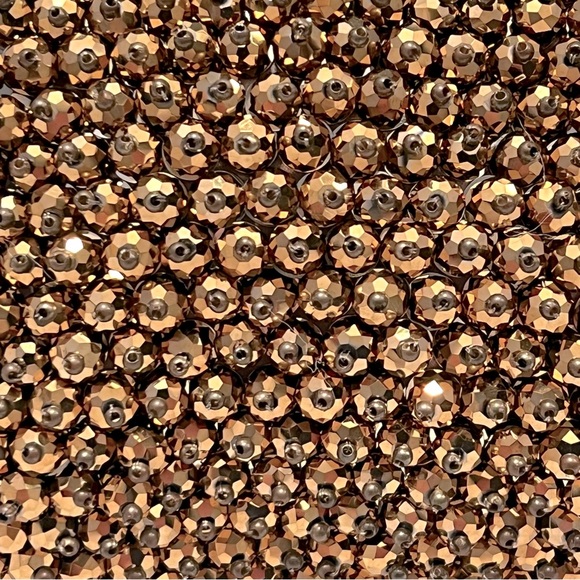 NWT COACH Poppy Gold Beaded Occasion Party Bag Prom Homecoming Limited Edition - Picture 4 of 12